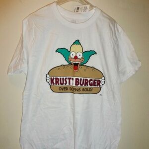 The Simpsons Krusty Burger T-Shirt Size L - New With Tags